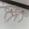 Silver Crystal Bow Shoelaces Charms for Sneakers Decorations Pearls Love Shoe Charm Buckle DIY Shoes Accessories 1Pc/2Pcs