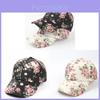 Modische Baseballkappe mit Blumenmuster für Damen mit Sonnenschutz und Atmungsaktivität