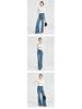 She Exhibition Women's Cotton Round Neck Long Sleeve T-shirt, 2025 Autumn/Winter Style Base Layer Top.