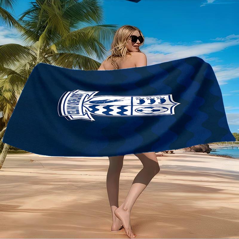 Southend Crest Design Beach Towel Microfiber Beach Towel, Lightweight and Quick-Dry, for Summer Travel, Swimming Pool Fan Birthday Gift