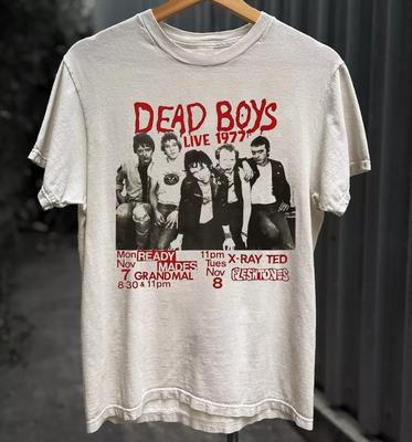 Reprinted Dead Boys Band Live 1977 Unisex Cotton  All Size S To 5XL SS851 Unisex T-Shirt