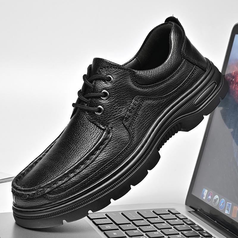 Fashion Non-Slip Business Driving Sneakers Vintage Style Genuine Leather Oxford Shoes for Men Fashion Designer Soft-soled Casual Shoes