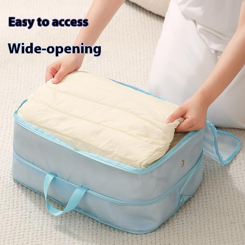 Large Capacity Travel Storage Bags, Portable Compression Packing Organizers for Clothes , Suitcase Organizer for Travel