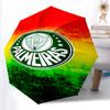 Printed SE Palmeiras logo Folding Umbrella,Outdoor,Leisure,And Travel Umbrella,Durable Umbrella Fabric,Birthday And Holiday Gift