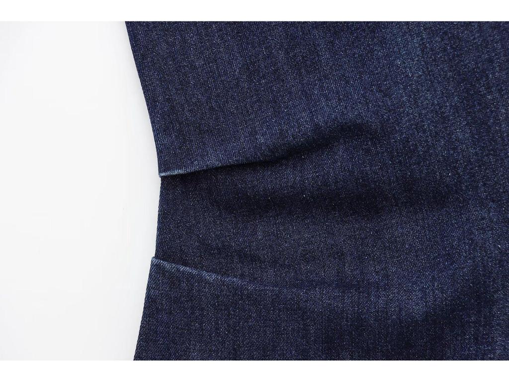 Spring 2025 Women's European & American Style Slimming Denim Dress