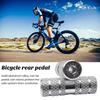 2Pcs Aluminum Alloy Bike Pegs Foot Pedals Backseat Stands Foot Rest Anti-Slip Stunt Pedal for BMX Mountain Road Bicycle Cycling Accessories