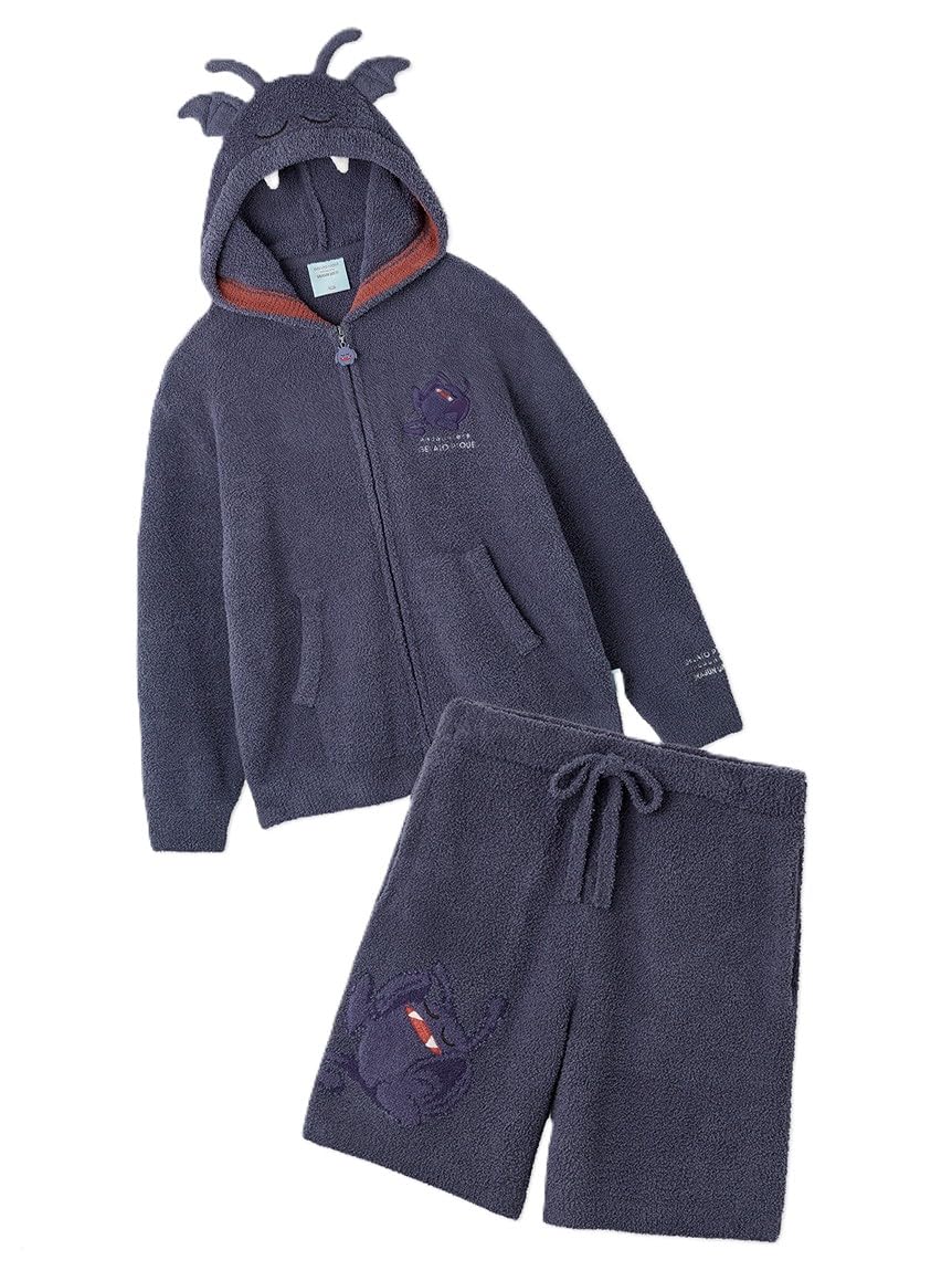 

Gelato Pique Dragon Quest Unisex Powder Dragon Hoodie and Shorts Set (PUNT255012 NVY) (S-M)