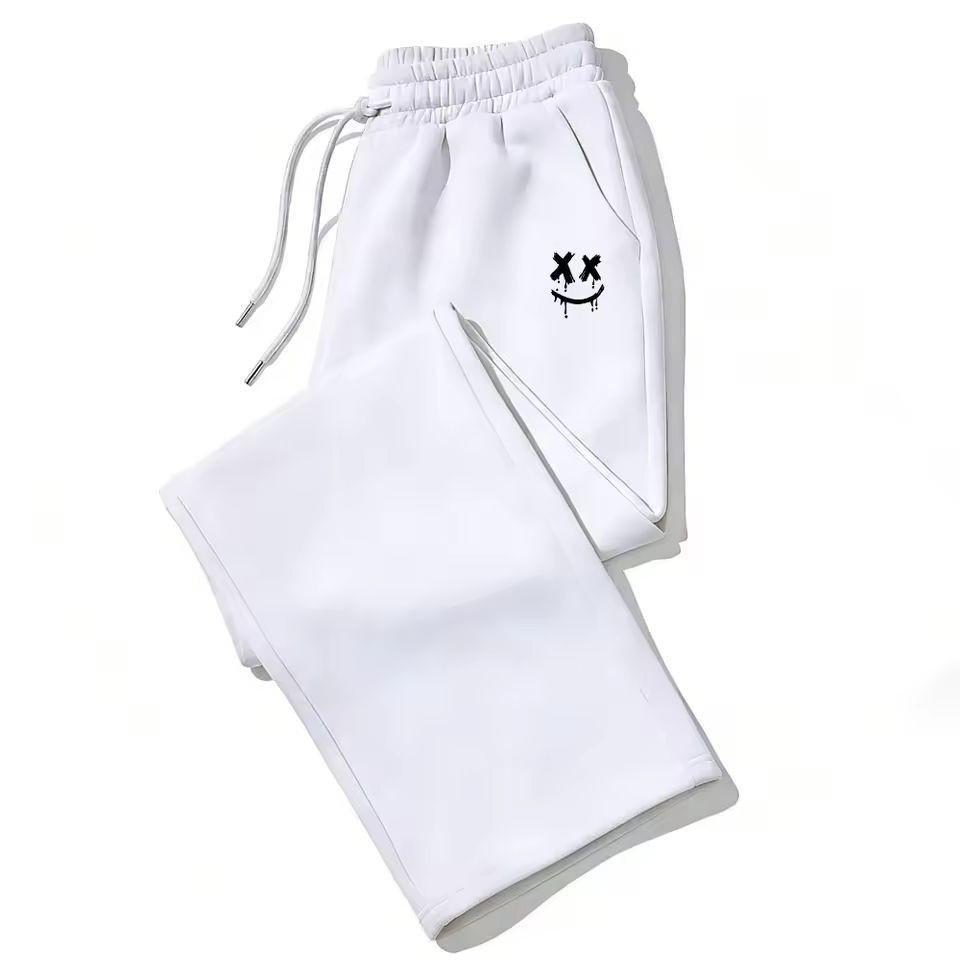 Y2K Gothic Print Unisex Lace-up Wide Leg Sweatpants