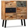 Day and Night - Day and Night Sideboard with 6 Drawers Solid Recycled Teak 70x30x76 Cm