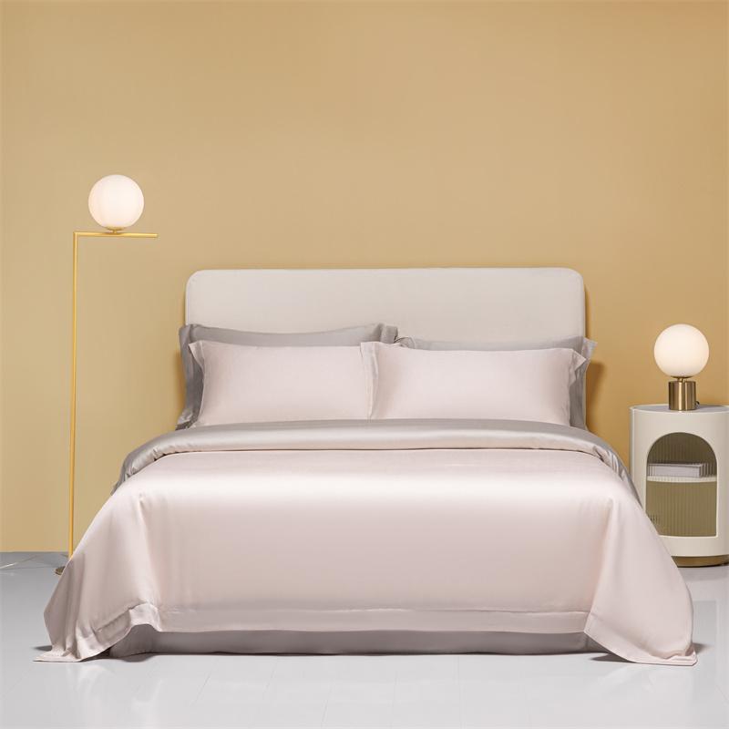 Silk Like Silky Cooling Duvet Cover Pillowcases 3Pcs Summer Lyocell Quality Bedding Set Single Double Queen Wrinkle Resistant