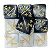10Pcs 16mm 6 Side Dice Counters +1/1 Counting Dice And Dual Color Positive And Negative Compatible With Card Game Accessories
