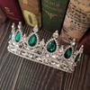 Klassischer Stil Vollkreis Mutter Krone Tiara Geburtstag Strass Haarschmuck Prinzessinnenkrone Hochzeitskleid Zubehör Hochzeit