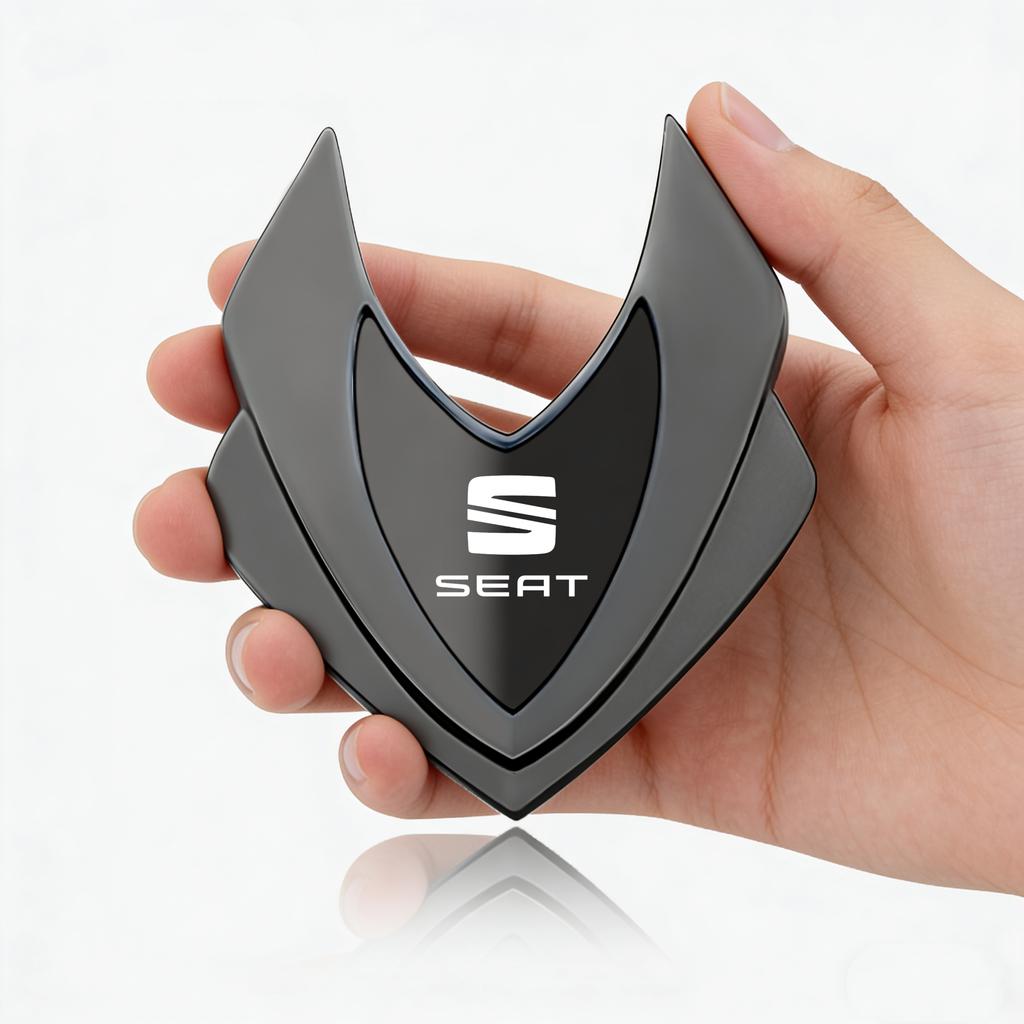 NBNY6 Car Metal Shield Emblem Car Side Fender Body Trunk Badge Sticker For Seat Leon 5f Ibiza 6l 6j Leon 1p Cushion Altea Xl Leon Mk