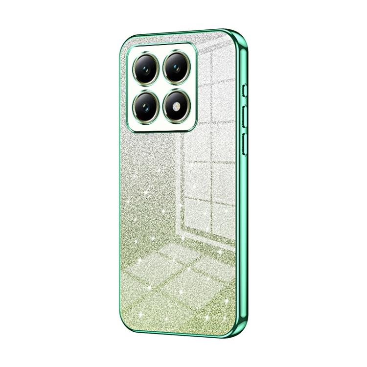 Gradient Glitter Powder Electroplated Phone Case