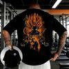 Dragon Ball Goku Super Saiyan Pure Cotton T-shirt Unisex Comfortable 2026 Summer New Fashion Men's Clothing Casual T-shirt