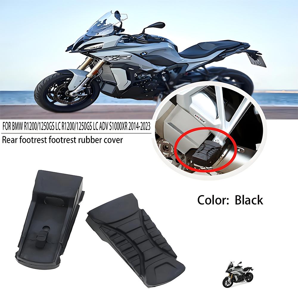 R1250GS Rear Footpeg Plate Footrest Rubber Cover Fits For BMW R 1200 GS LC ADV Adventure S1000XR 2014-2025 2025 2025 2020 2019
