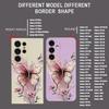 Butterfly Lanyard Case For Samsung Galaxy S24 S25 Ultra S23 S22 Ultra S21 S20 FE A14 A34 A15 A35 A52 A53 A54 A55 5G A16 A36 A56 Cover