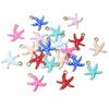 20 Pack Starfish Decorative Accessories Enhancing Aesthetic Stainless Steel Texture Hanging Charm Suitable for Jewelry