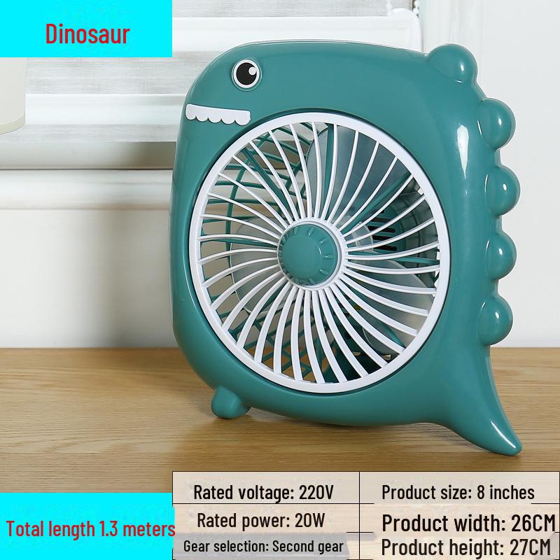 

Zhongwei Silent Cartoon Mini Desktop Fan для общежитий и домов 1.3m Cable