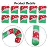 10pack inflatable Christmas canes made from sturdy PVC bright colors for holiday decoration at home parties or retail store