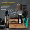Hairdresser Tool Storage: Barber Shop Scissor & Comb Holder Display Rack