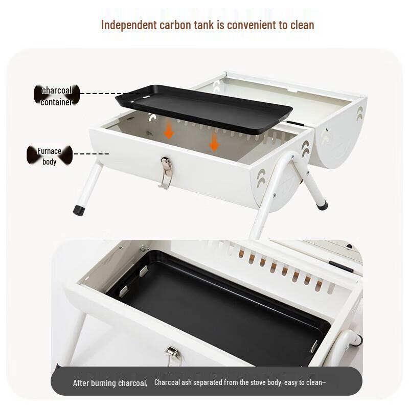 Beishanlang Okrągły Dwustronny Grill Outdoorowy