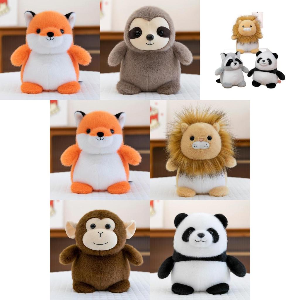 Adorable 8 Inch Plush Lion Toy Soft And Cuddly Stuffed Animal Gift For Kids