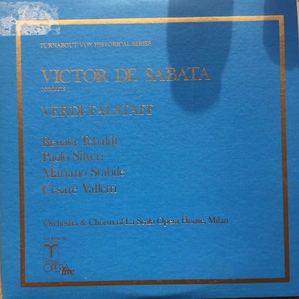 

LP Record VICTOR DE SABATA CONDUCTS VERDI OR Falstaff THS65114 VOXTurnabout US Classical Used