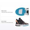 Li Ning Juvenil Desenfrenado Cómodo Casual Zapatillas Altas para Correr Zapatillas para Correr para Niños Negro YKCR172-12