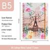A5I High-Value Student Oil Painting Notebook: B5 Side-Flip with Horizontal Lines and Blank Pages