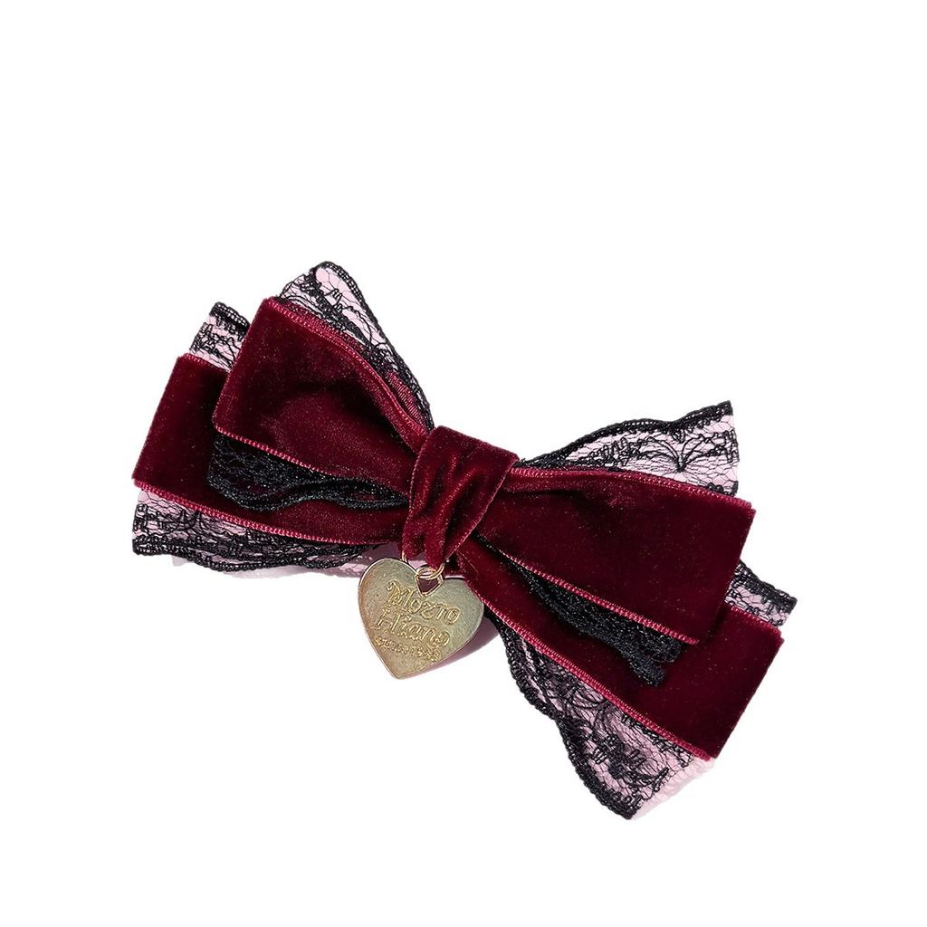 Haarschmuck Haarspangen Schleife Lolita Cosplay Y2K Accessoires Silvesterdekorationen Haarnadel Mädchenartikel Weihnachten Haargummi