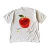 Summer New Fashion Retro T Shirt Fun Fruit Print T-Shirt 100% Cotton Men Short Sleeve T-shirt Casual Women Round Neck Tees Tops