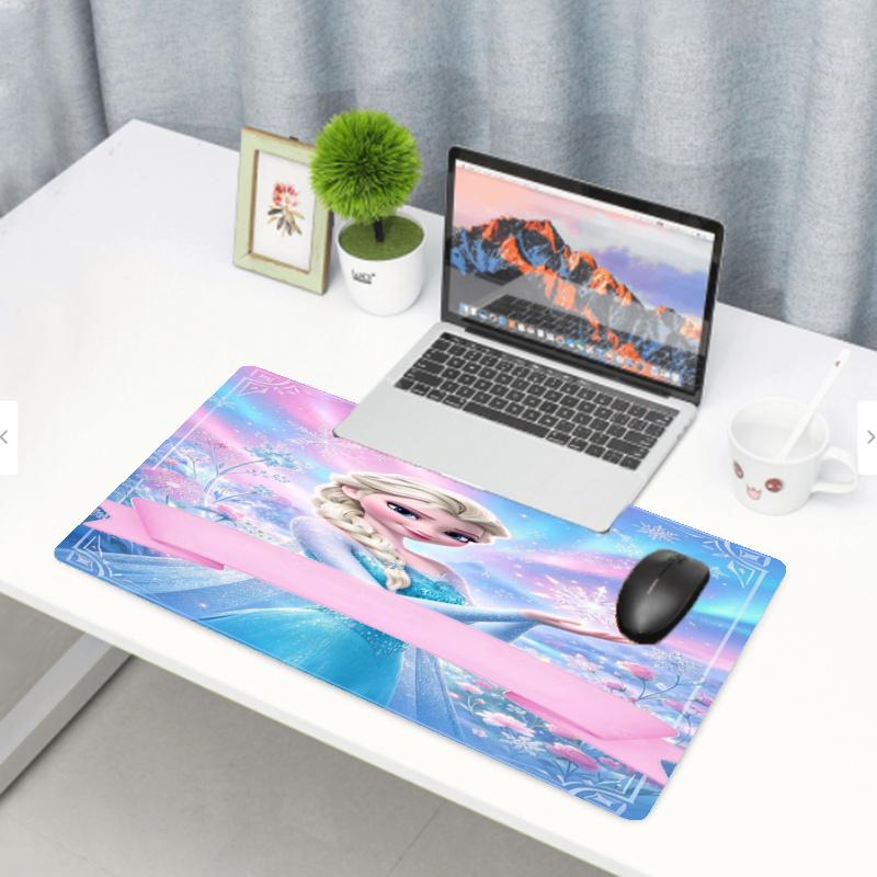 Frozen Print Mouse Pad, Anti‑Slip Desktop keyboard Mat, for PC Laptop Gaming Working Daily Use, Cool Festival Birthday Gift