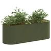 Raised Garden Bed Olive Green 120 X 40 X 40 Cm