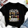 BIER TAG Mode Mädchen T-shirt Lose Y2K Einfache Kunst Schwarz T Shirt Frauen Kleidung Oversize Kurzarm Streetwear Druck Design