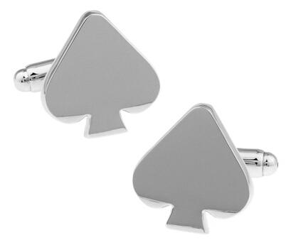Igame Men Cuff Links Gamble Casino Series Roulette Dice Poker Jeton Design Fashion Cufflinks Wholesaleretail