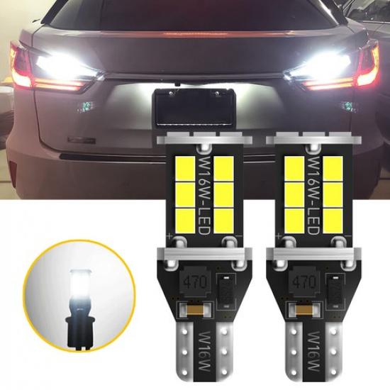 AUXITO T15 921 912 W16W Светодиодная лампа заднего хода Super Bright 2400 лм 6000K