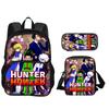 JoJo's Bizarre Adventure Knapsack Pen Carrier Carry Bag 3pcs Set Versatile  Spacious Boys Plus Girls School Birthday Best Gift