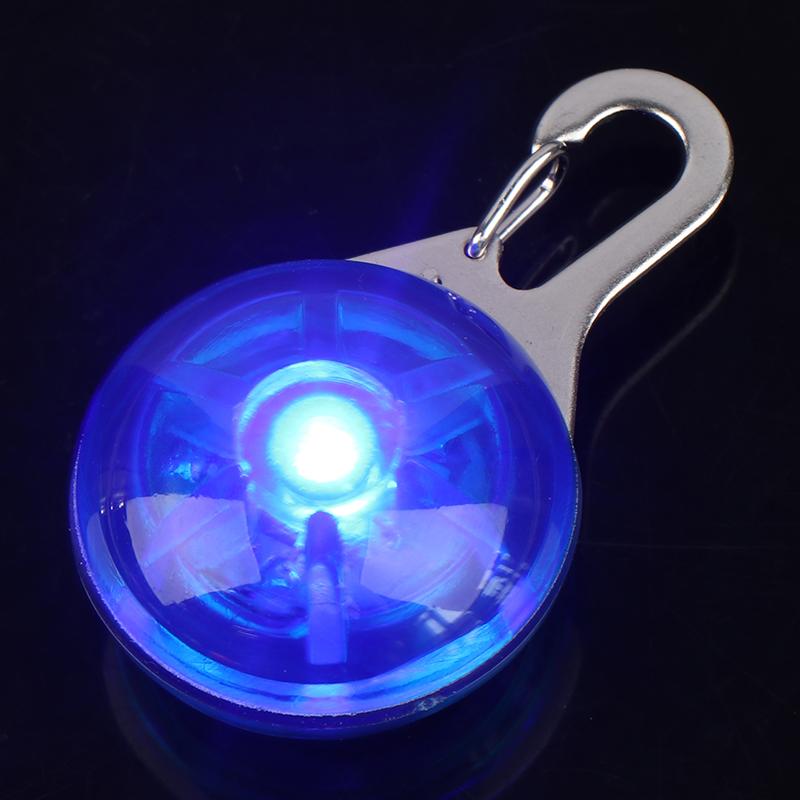 Guler de câine cu clips pentru lumini cu LED pentru siguranță impermeabilă, plimbări nocturne, pisică, câine