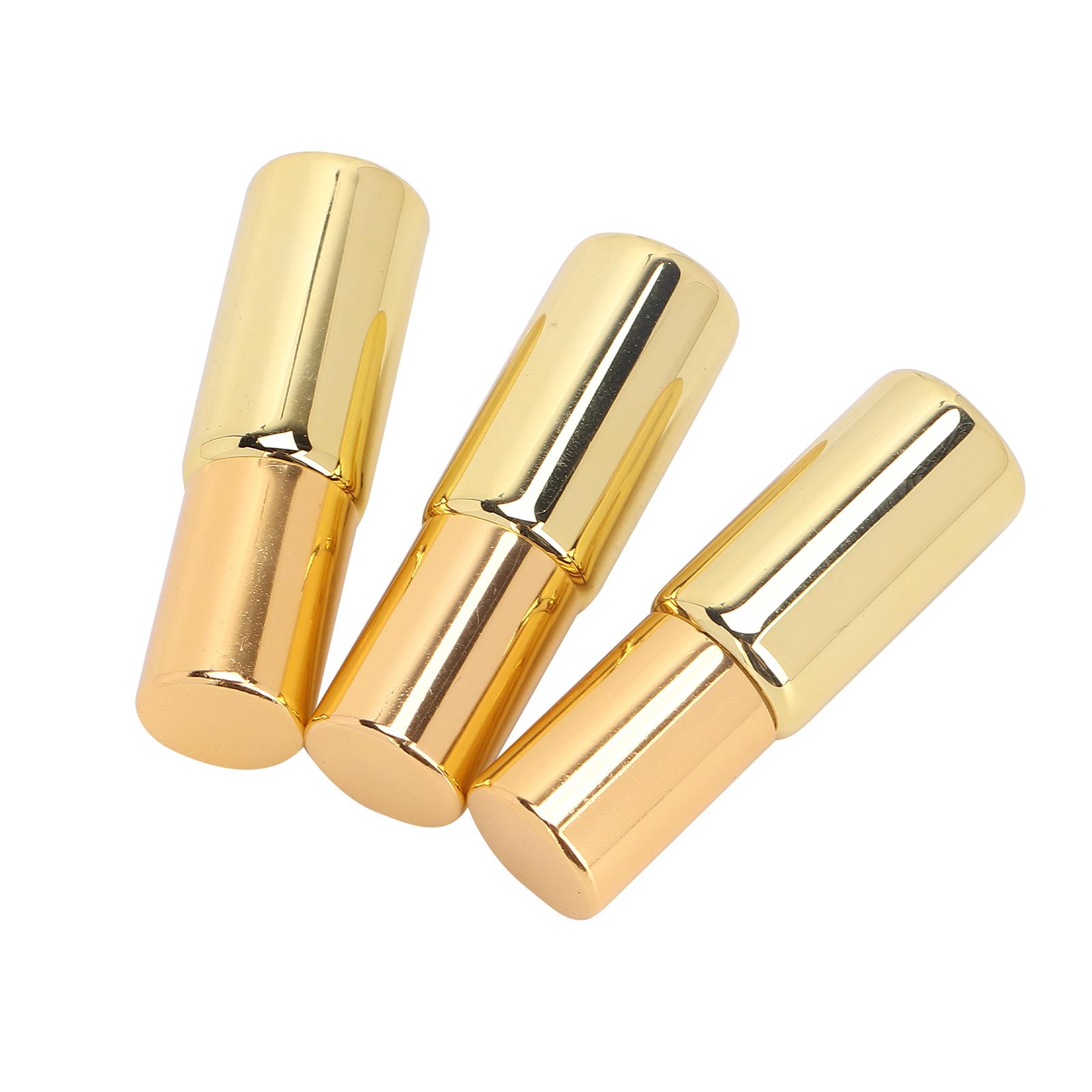 

3 шт. Профессиональный стеклянный флакон для духов, портативный набор флаконов для эфирных масел, 5 мл, золото золотой