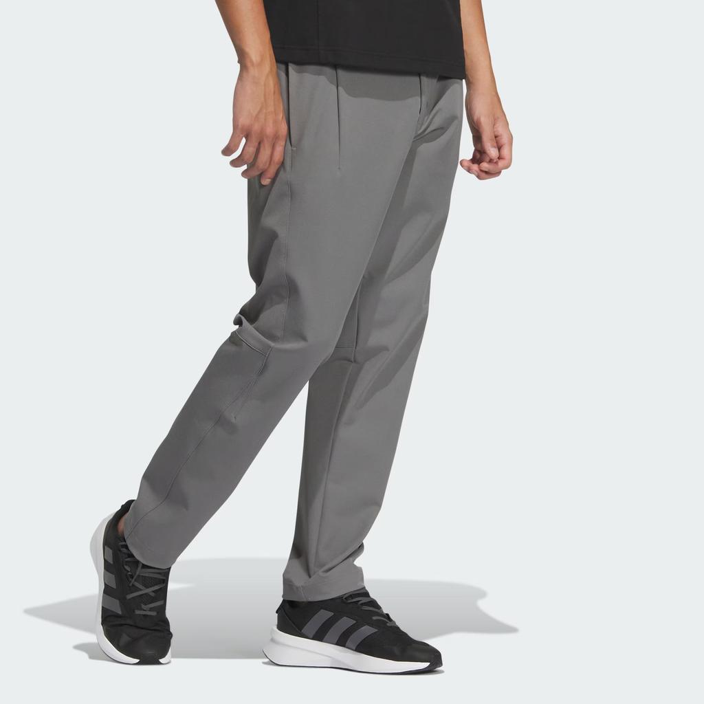 Adidas Wuji Stretchhose mit Logo Herren Unterteile Grau JE6664