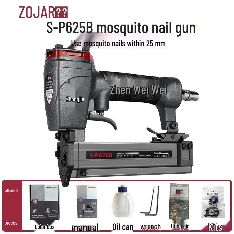 Fine Head Brad Nailer P625B & P630C for Woodworking and Photo Frame Decoration