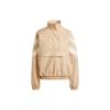 Originals Chaqueta Deportiva Vintage con Media Cremallera y Cuello Mao de Manga Larga para Mujer Beige IS1980