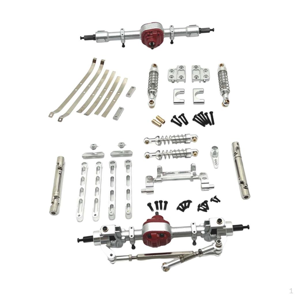 Complete Set of Metal Fasteners for RC Vehicle Chassis 1/12 Model Car with Improved Performance