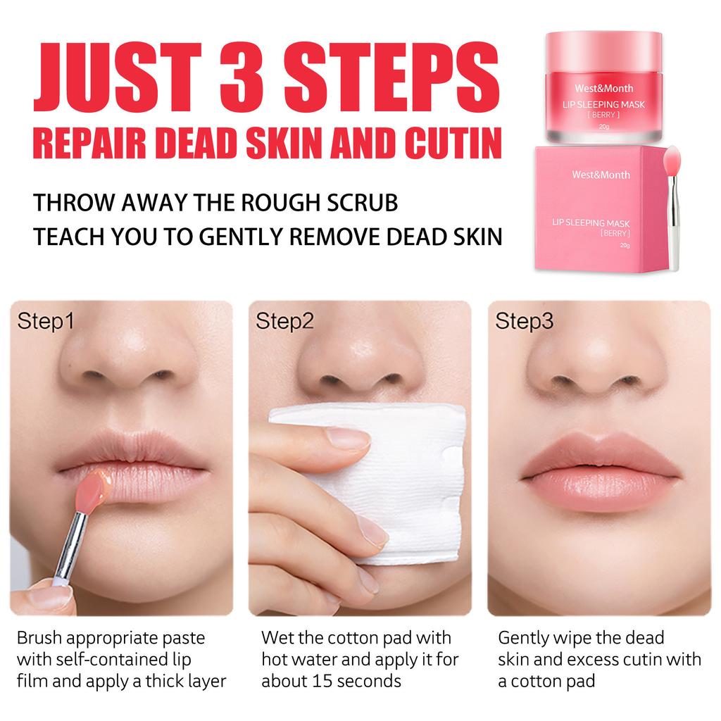 Jelly Lip Mask Night Repair Hydrating Moisturizing Lip Care