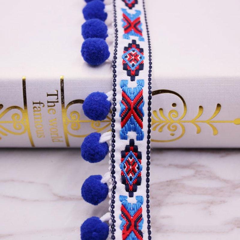 1/5/10Yards Pom Pom Trim Lace Fabric MINI Pearl Pompom Fringe Ribbon Sewing Lace Kintted Fabric Handmade DIY Craft Accessories