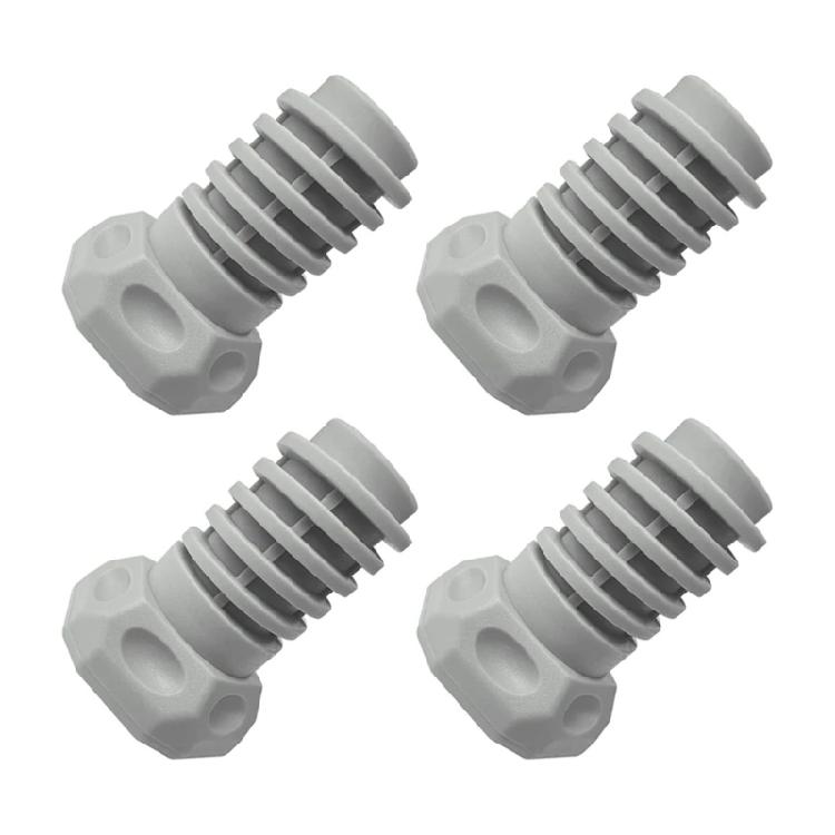 

4Pcs DC61-03128A Dryer Stacking Kits Wear Resistant Dryer Feet Replacement Plastic Leveling Legs for Leveling Stability 1