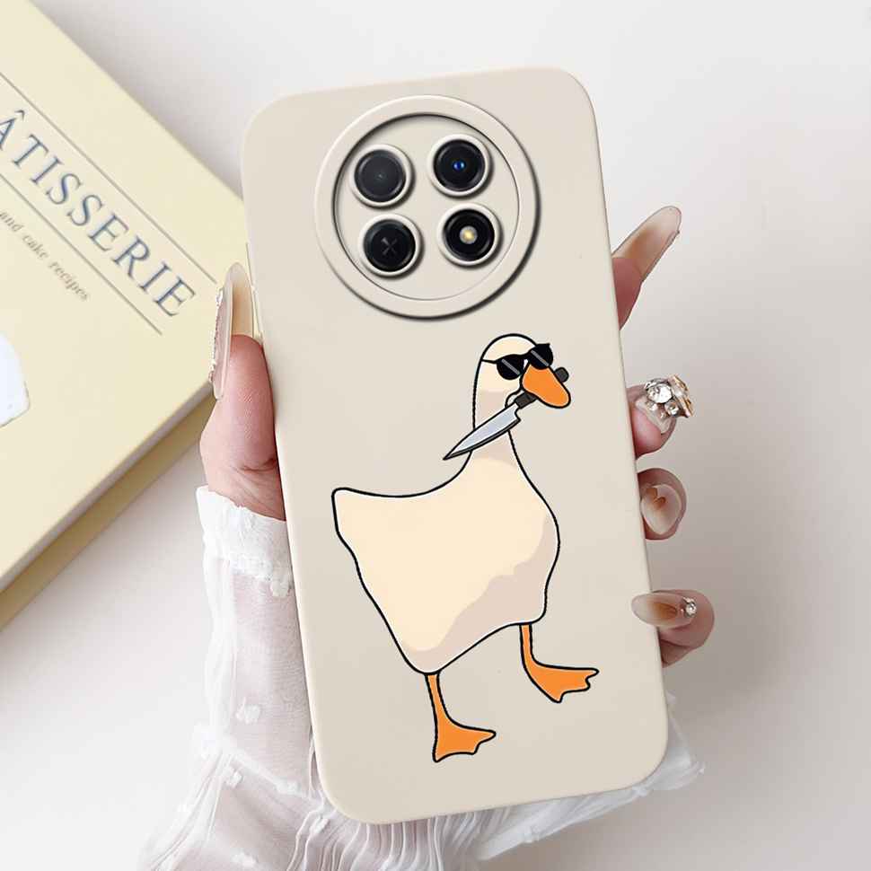 Für Huawei nova Y91 Hülle STG-LX1 Niedliches Cartoon-Kaninchen Weiche Silikonhülle Für Huawei Enjoy 60X STG-AL00 6,95" Schmetterlingsschale