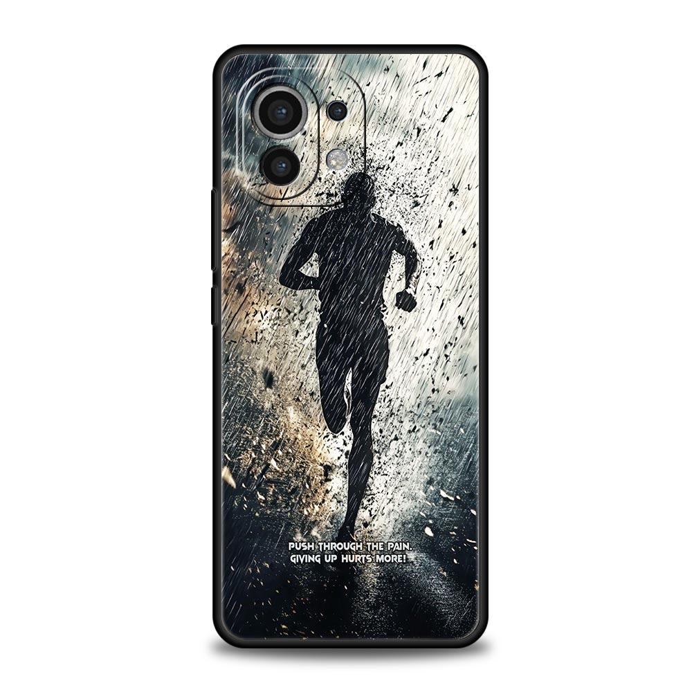 Чехол для телефона для бега марафона Для Xiaomi Mi 17 15T 15 14 14T 13T 12T Pro 12 13 Lite 5G 11T Poco X6 X7 X5 Pro Мягкая крышка