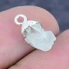 Crystal Rough Gemstone 925 Sterling Silver Jewelry Pendant 0.59"